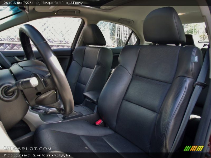 Basque Red Pearl / Ebony 2010 Acura TSX Sedan