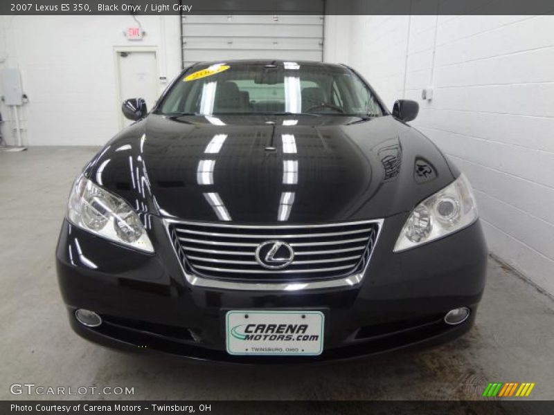 Black Onyx / Light Gray 2007 Lexus ES 350