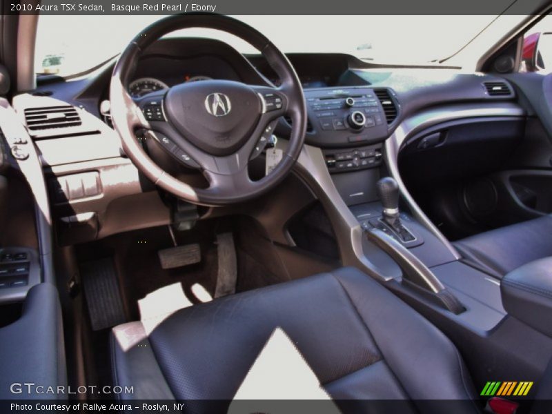 Basque Red Pearl / Ebony 2010 Acura TSX Sedan