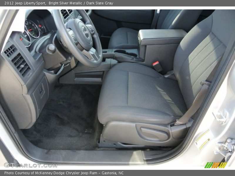 Bright Silver Metallic / Dark Slate Gray 2012 Jeep Liberty Sport