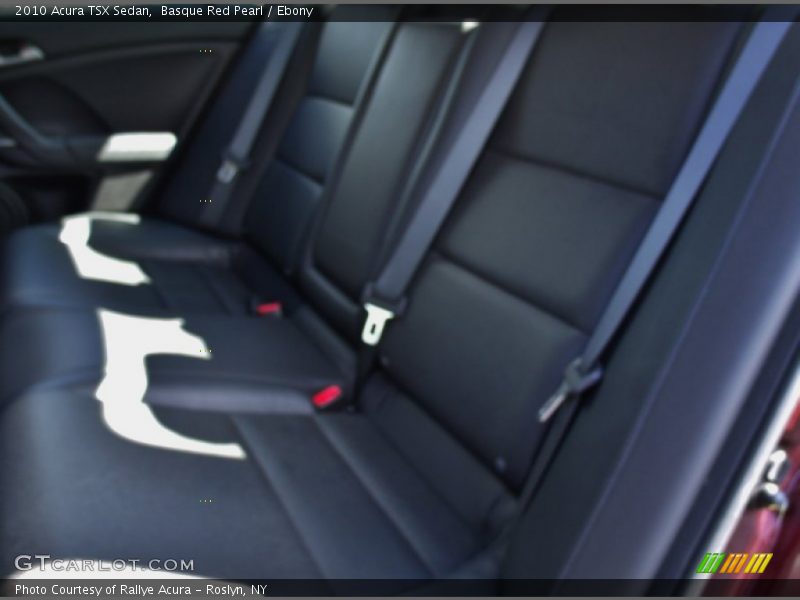 Basque Red Pearl / Ebony 2010 Acura TSX Sedan