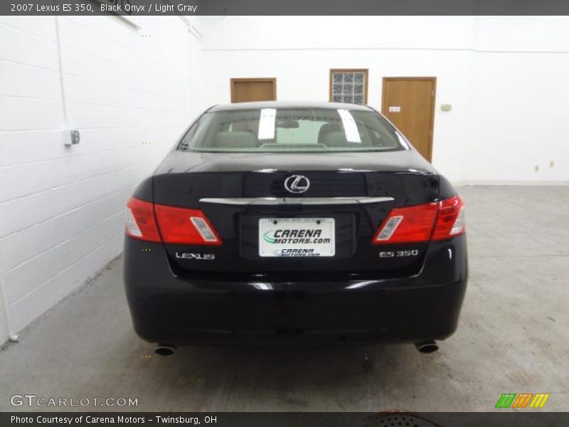 Black Onyx / Light Gray 2007 Lexus ES 350