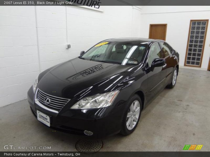 Black Onyx / Light Gray 2007 Lexus ES 350