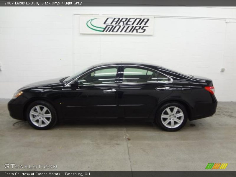 Black Onyx / Light Gray 2007 Lexus ES 350