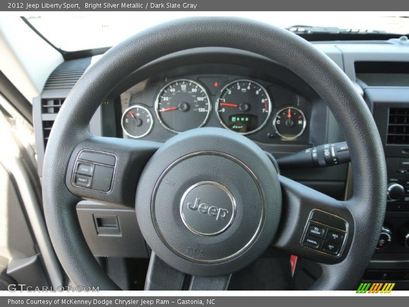 Bright Silver Metallic / Dark Slate Gray 2012 Jeep Liberty Sport