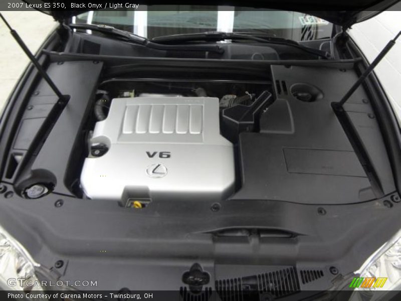 Black Onyx / Light Gray 2007 Lexus ES 350