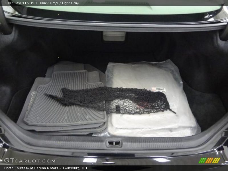 Black Onyx / Light Gray 2007 Lexus ES 350