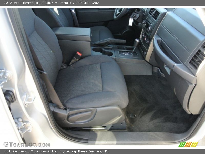 Bright Silver Metallic / Dark Slate Gray 2012 Jeep Liberty Sport