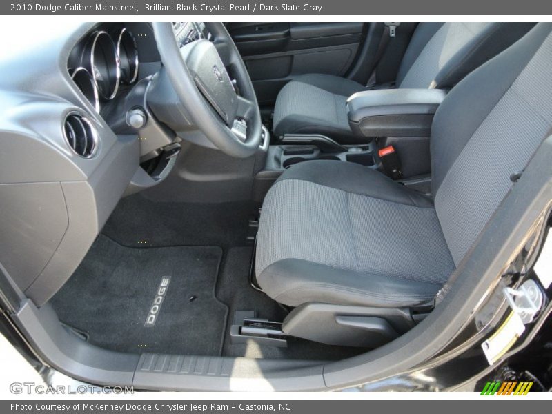 Brilliant Black Crystal Pearl / Dark Slate Gray 2010 Dodge Caliber Mainstreet