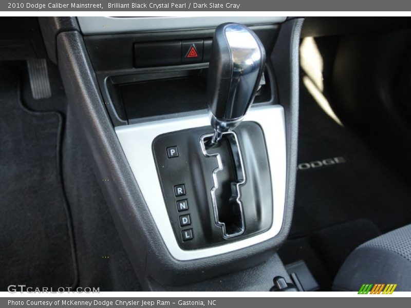Brilliant Black Crystal Pearl / Dark Slate Gray 2010 Dodge Caliber Mainstreet
