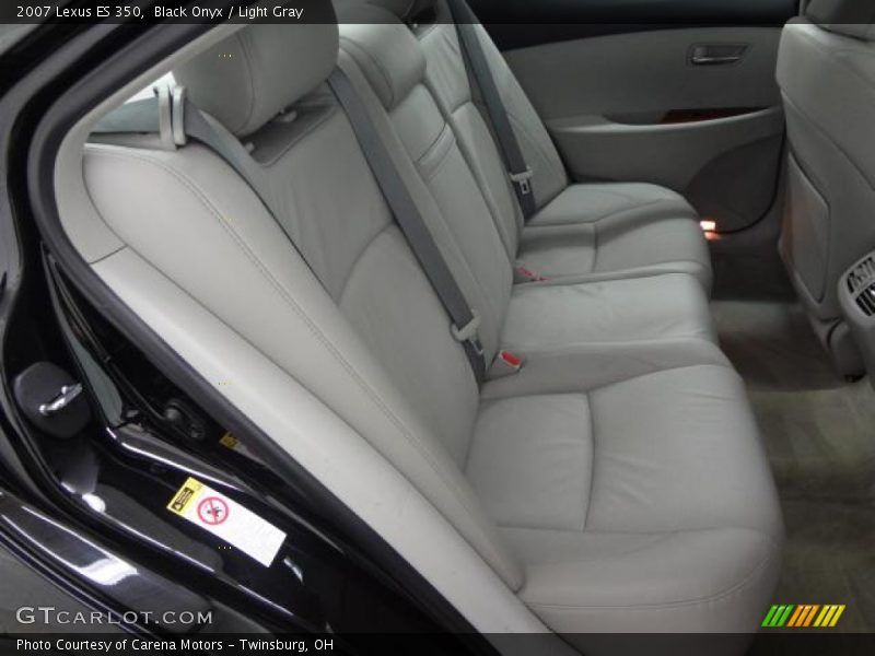 Black Onyx / Light Gray 2007 Lexus ES 350