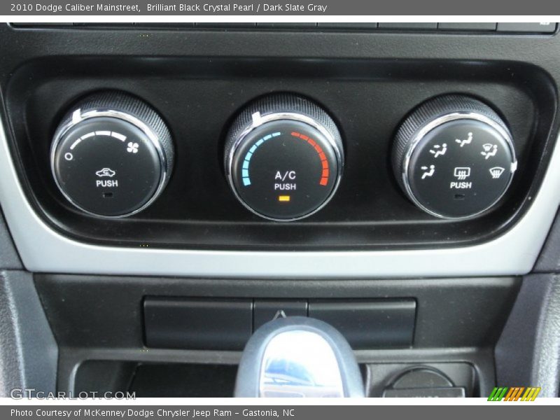 Brilliant Black Crystal Pearl / Dark Slate Gray 2010 Dodge Caliber Mainstreet