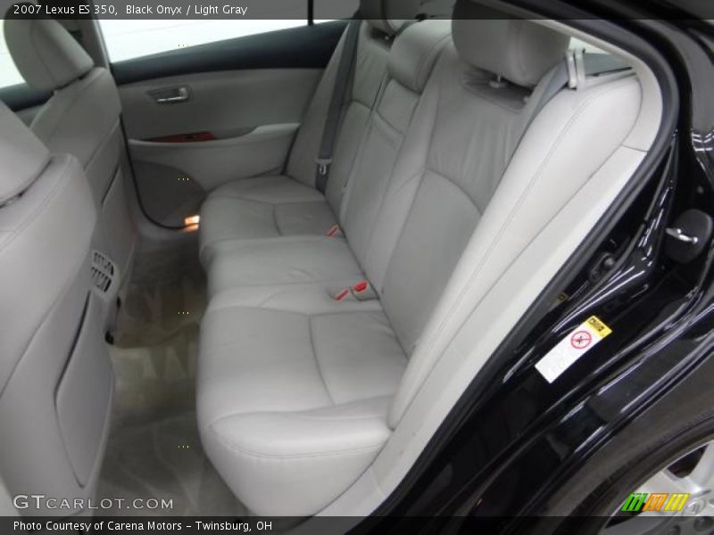 Rear Seat of 2007 ES 350