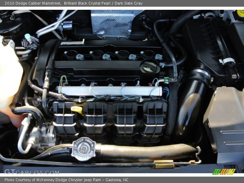 Brilliant Black Crystal Pearl / Dark Slate Gray 2010 Dodge Caliber Mainstreet