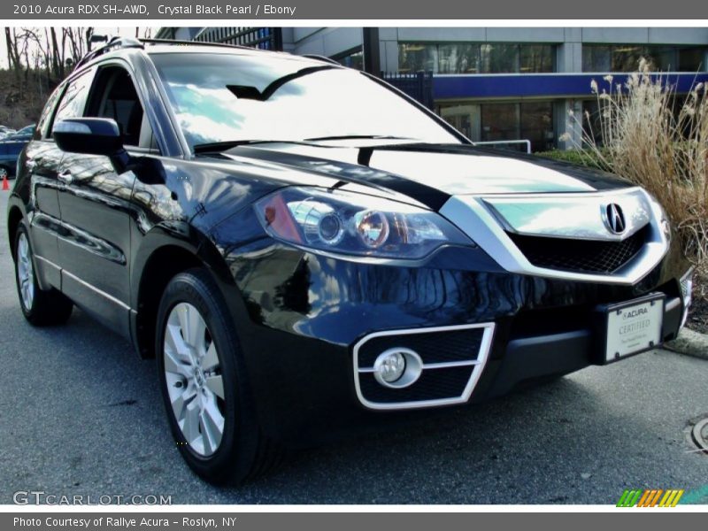 Crystal Black Pearl / Ebony 2010 Acura RDX SH-AWD