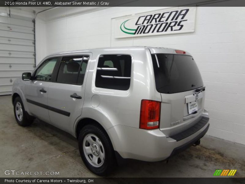 Alabaster Silver Metallic / Gray 2010 Honda Pilot LX 4WD