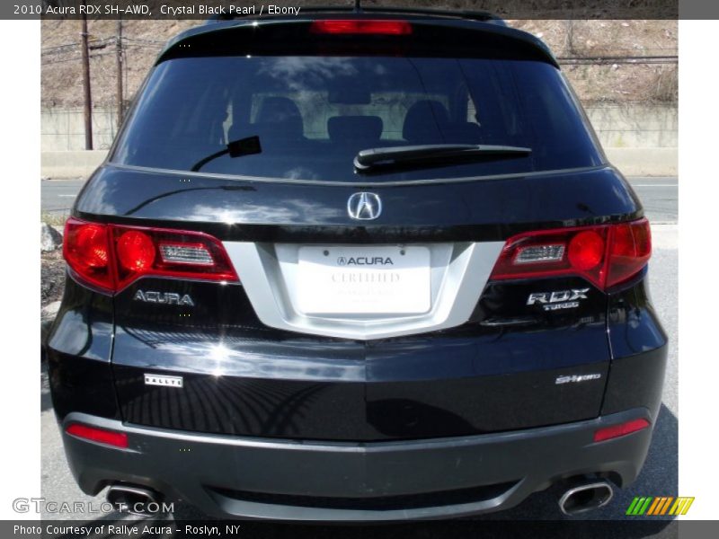 Crystal Black Pearl / Ebony 2010 Acura RDX SH-AWD