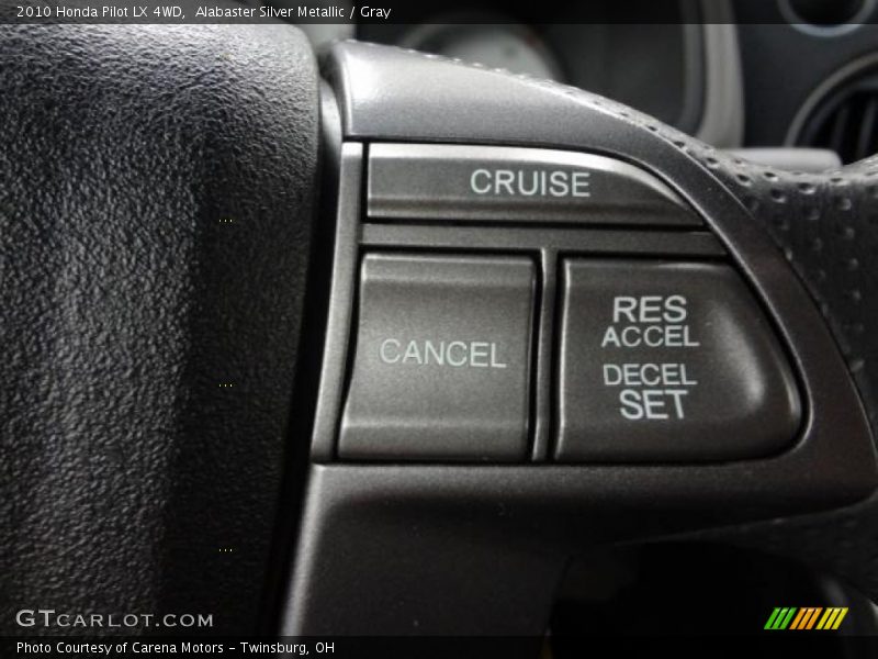 Alabaster Silver Metallic / Gray 2010 Honda Pilot LX 4WD