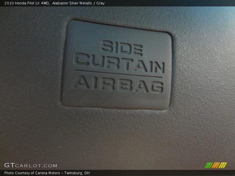 Alabaster Silver Metallic / Gray 2010 Honda Pilot LX 4WD