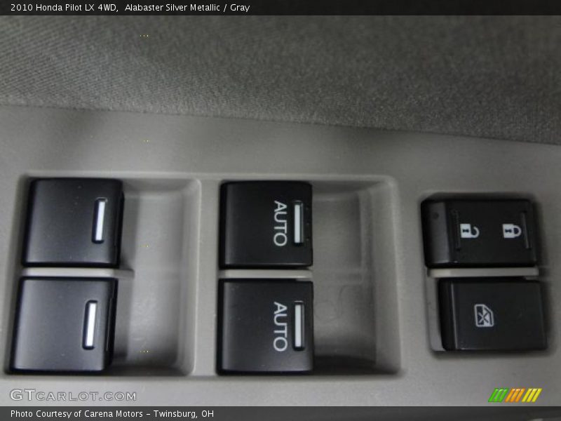 Alabaster Silver Metallic / Gray 2010 Honda Pilot LX 4WD