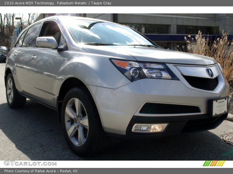 Palladium Metallic / Taupe Gray 2010 Acura MDX Technology