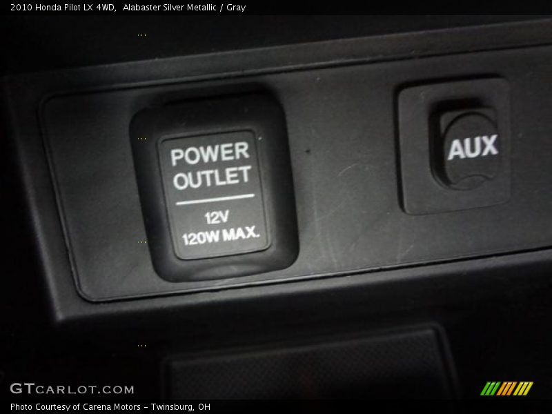 Alabaster Silver Metallic / Gray 2010 Honda Pilot LX 4WD