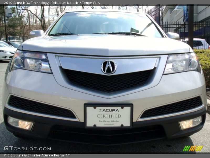 Palladium Metallic / Taupe Gray 2010 Acura MDX Technology