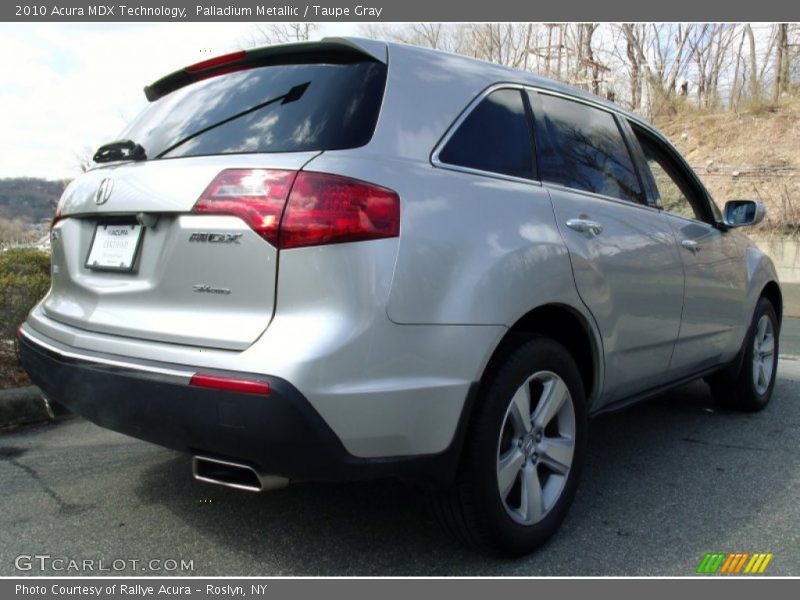 Palladium Metallic / Taupe Gray 2010 Acura MDX Technology