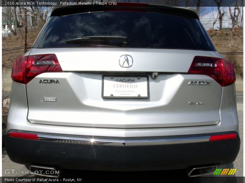 Palladium Metallic / Taupe Gray 2010 Acura MDX Technology