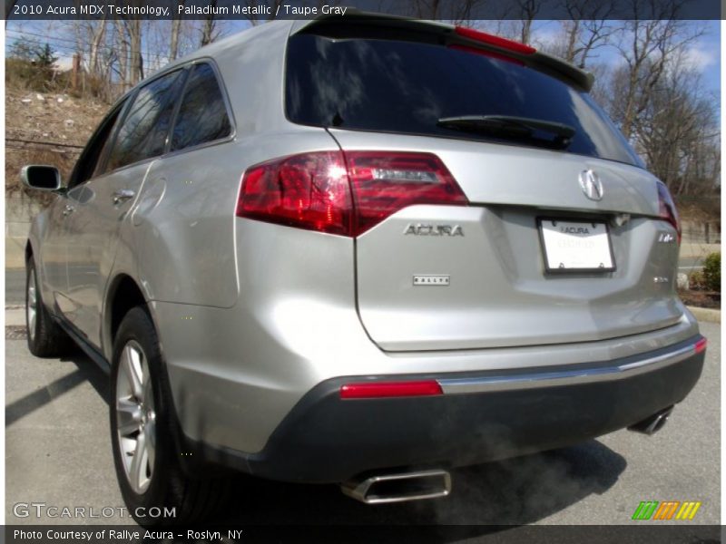 Palladium Metallic / Taupe Gray 2010 Acura MDX Technology