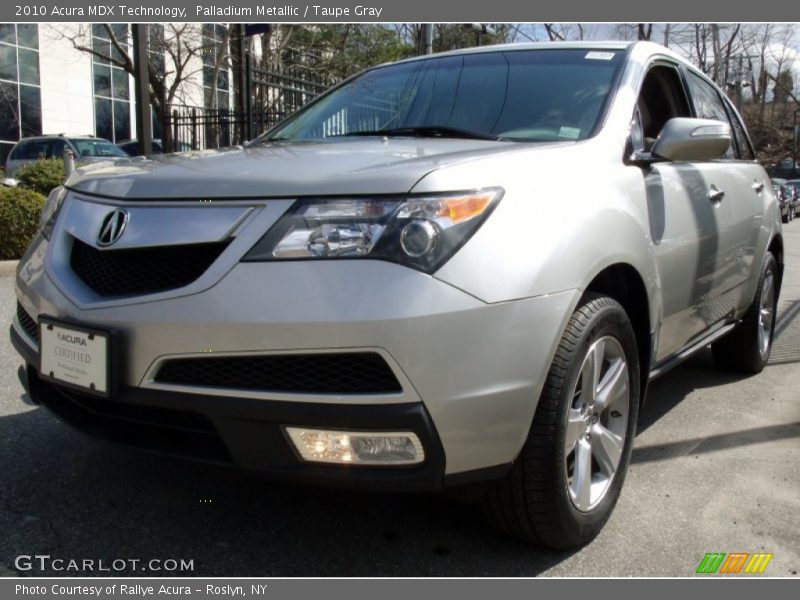 Palladium Metallic / Taupe Gray 2010 Acura MDX Technology