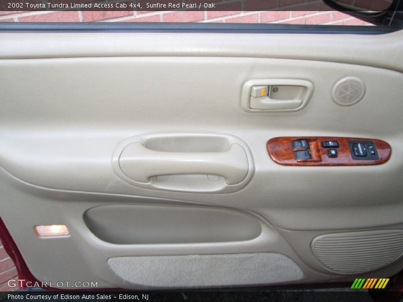 Sunfire Red Pearl / Oak 2002 Toyota Tundra Limited Access Cab 4x4