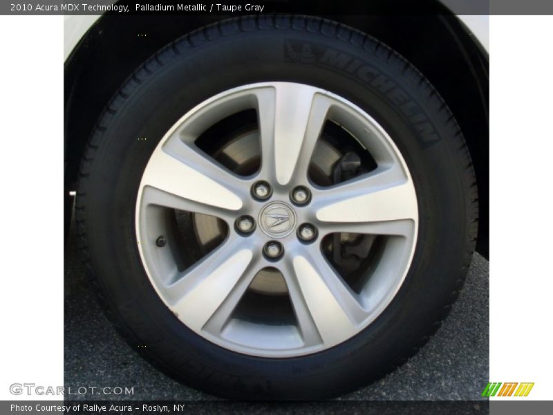 Palladium Metallic / Taupe Gray 2010 Acura MDX Technology