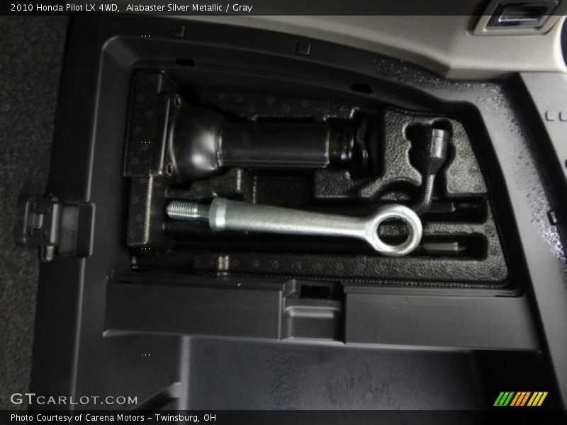 Alabaster Silver Metallic / Gray 2010 Honda Pilot LX 4WD