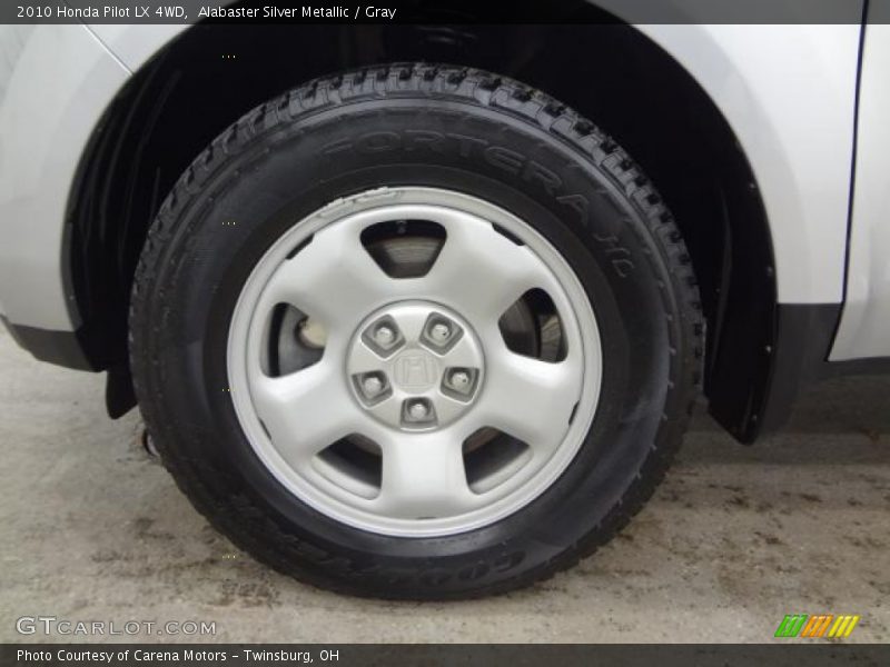 Alabaster Silver Metallic / Gray 2010 Honda Pilot LX 4WD