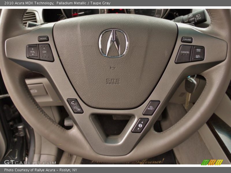 Palladium Metallic / Taupe Gray 2010 Acura MDX Technology