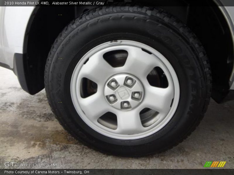 Alabaster Silver Metallic / Gray 2010 Honda Pilot LX 4WD