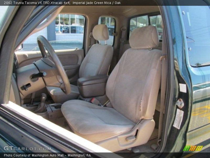 Imperial Jade Green Mica / Oak 2002 Toyota Tacoma V6 TRD Xtracab 4x4