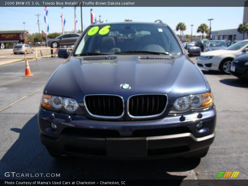 Toledo Blue Metallic / Truffle Brown Dakota Leather 2006 BMW X5 3.0i