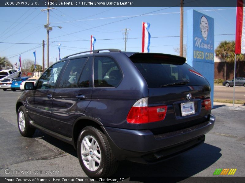 Toledo Blue Metallic / Truffle Brown Dakota Leather 2006 BMW X5 3.0i