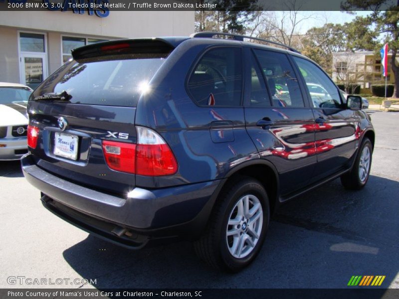 Toledo Blue Metallic / Truffle Brown Dakota Leather 2006 BMW X5 3.0i