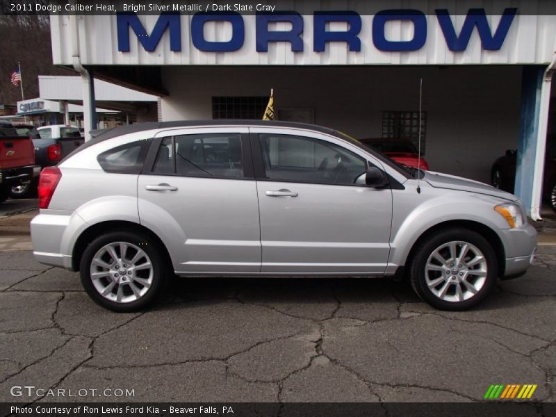 Bright Silver Metallic / Dark Slate Gray 2011 Dodge Caliber Heat