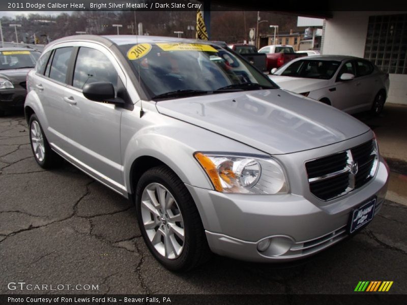 Bright Silver Metallic / Dark Slate Gray 2011 Dodge Caliber Heat