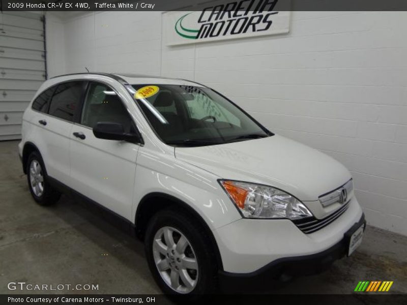 Taffeta White / Gray 2009 Honda CR-V EX 4WD