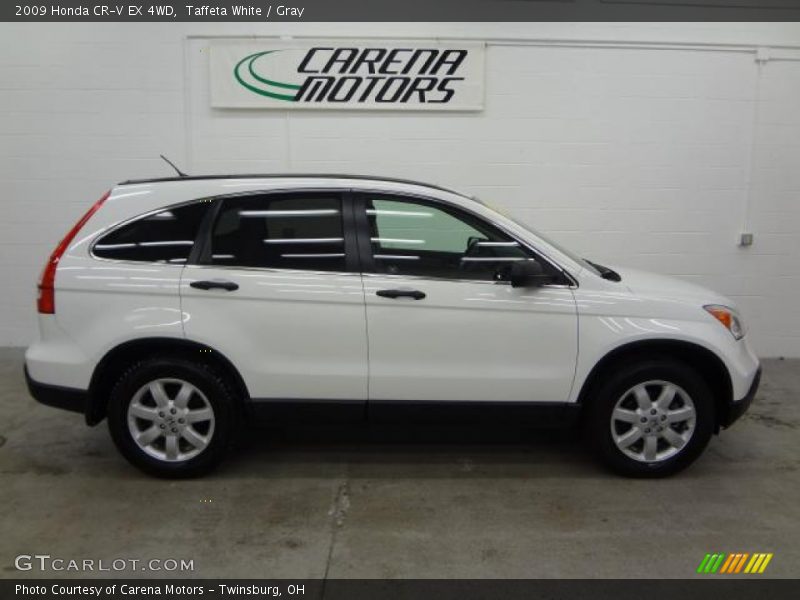 Taffeta White / Gray 2009 Honda CR-V EX 4WD