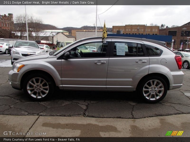 Bright Silver Metallic / Dark Slate Gray 2011 Dodge Caliber Heat