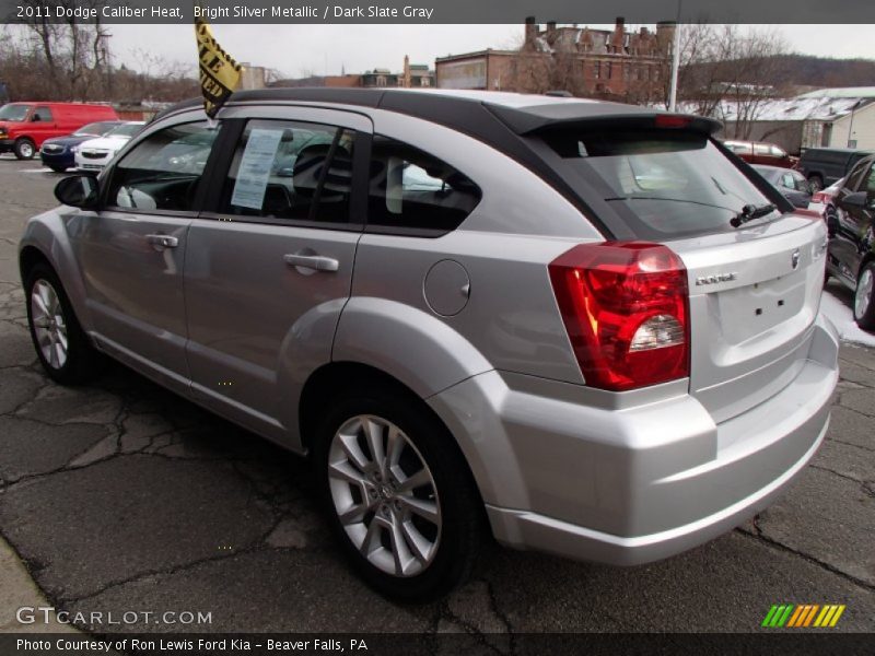 Bright Silver Metallic / Dark Slate Gray 2011 Dodge Caliber Heat
