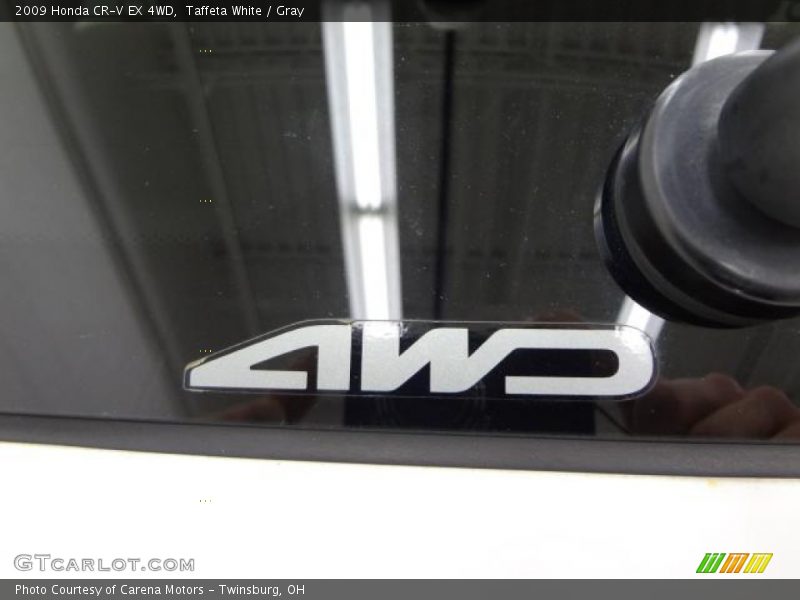 Taffeta White / Gray 2009 Honda CR-V EX 4WD