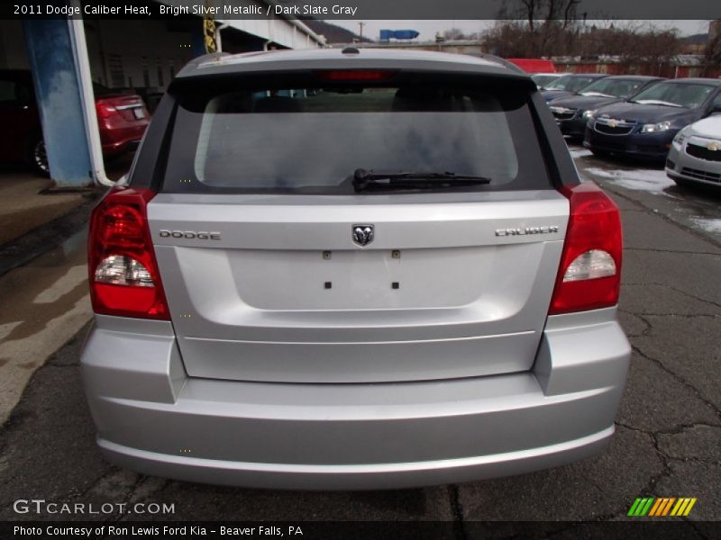 Bright Silver Metallic / Dark Slate Gray 2011 Dodge Caliber Heat