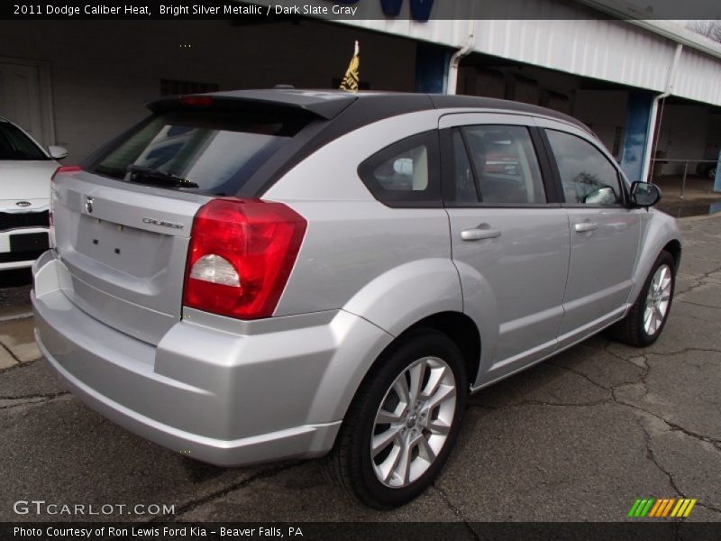 Bright Silver Metallic / Dark Slate Gray 2011 Dodge Caliber Heat